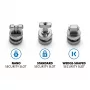 Kit de âncoras de segurança ClickSafe Universal Slots Kensington, âncora, aço inoxidável, 3 unid., 31 g, 115 mm, 85 mm