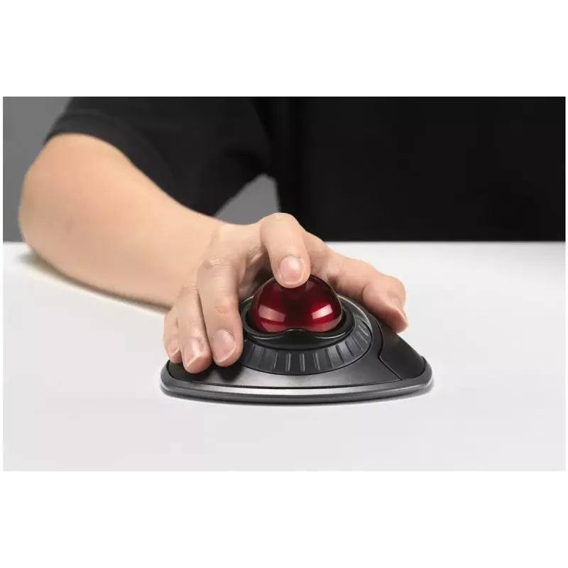 Trackball Orbit Wireless Kensington com anel de scroll - preto