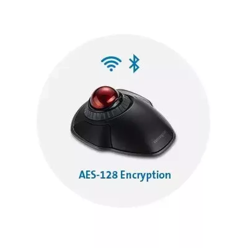 Trackball Orbit Wireless Kensington com anel de scroll - preto