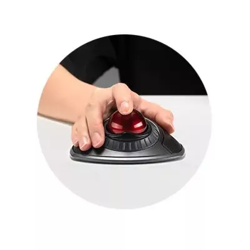 Trackball Orbit Wireless Kensington com anel de scroll - preto