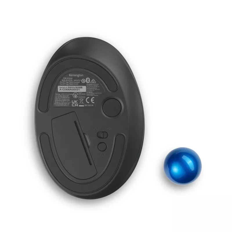 Trackball ProFit Ergo TB450 Kensington, sem fios
