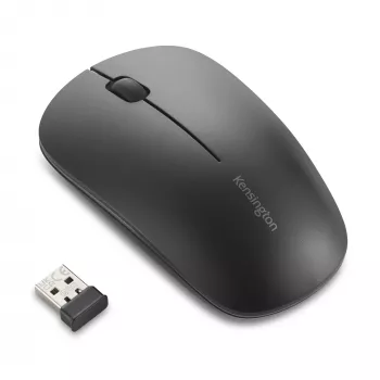 Rato recarregável MY230 EQ Kensington – sem fios – tamanho médio, ambidestro, RF Wireless + Bluetooth, 1200 DPI, preto