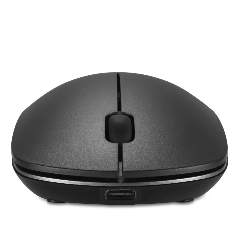 Rato recarregável MY230 EQ Kensington – sem fios – tamanho médio, ambidestro, RF Wireless + Bluetooth, 1200 DPI, preto