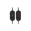 Headset on-ear H1000 USB-C Kensington, com fios, chamadas/música, 20 – 20000 Hz, 190 g, headset, preto