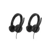 Headset on-ear H1000 USB-C Kensington, com fios, chamadas/música, 20 – 20000 Hz, 190 g, headset, preto