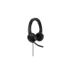Headset on-ear H1000 USB-C Kensington, com fios, chamadas/música, 20 – 20000 Hz, 190 g, headset, preto
