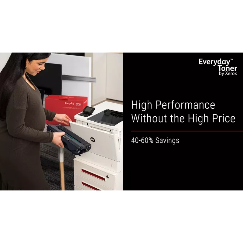Toner preto Everyday™ da Xerox compatível com HP 37A (CF237A), capacidade padrão