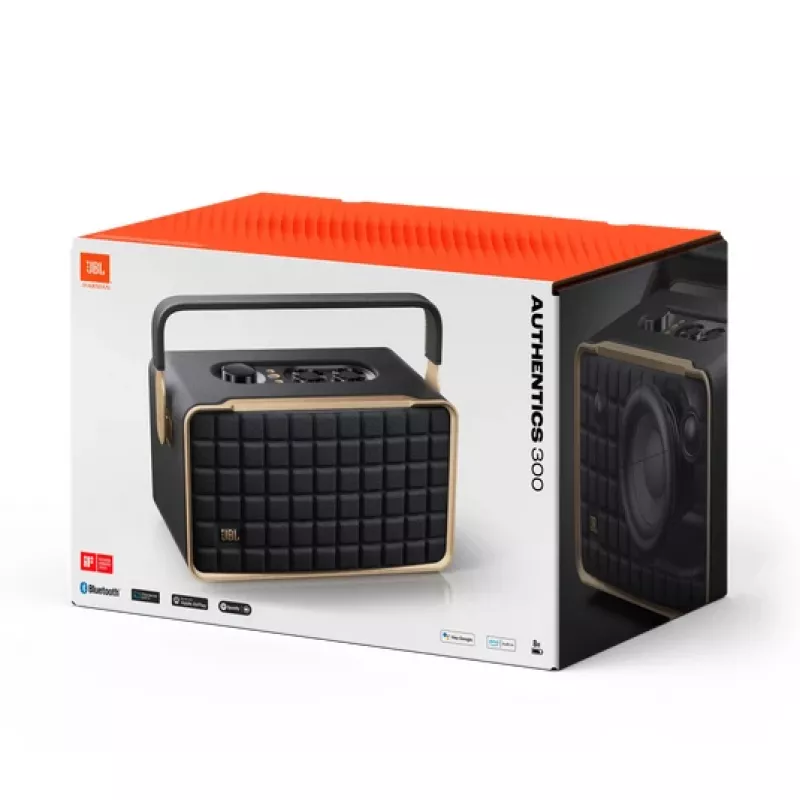 JBL Authentics 300 preto 100 W