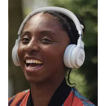 JBL Live 670NC headset sem fios de arco chamadas/música Bluetooth branco