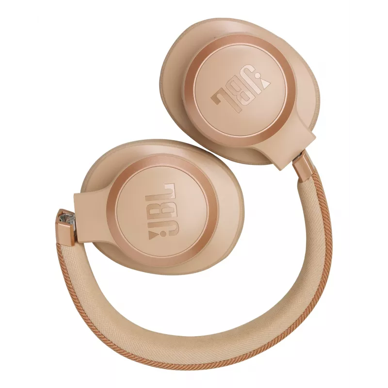 JBL Live 770NC headset sem fios de arco chamadas/música Bluetooth areia