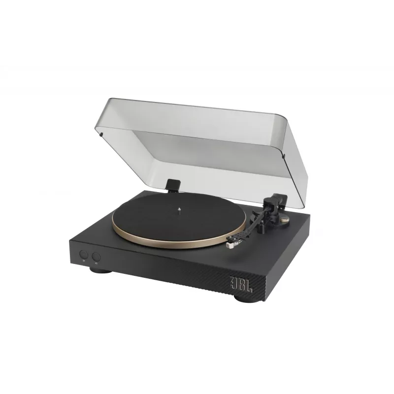 JBL Spinner BT gira-discos com acionamento por correia preto, dourado