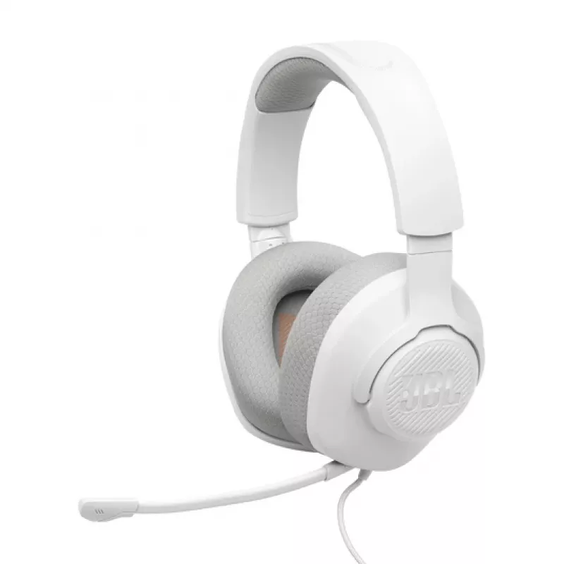 JBL Quantum 100M2 Headset com fios de arco Gaming Branco