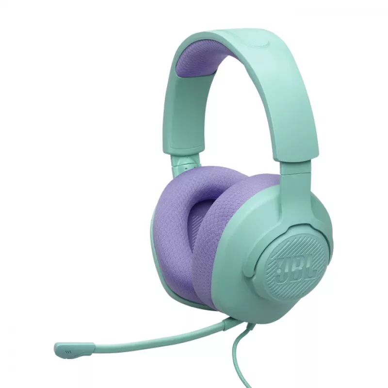 JBL Quantum 100M2 Headset com fios de arco Gaming Ciano
