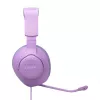Headset gaming over-ear com fios JBL Quantum 100M2 — circum-aural, 20–20000 Hz, cabo de 1,2 m, violeta