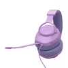 Headset gaming over-ear com fios JBL Quantum 100M2 — circum-aural, 20–20000 Hz, cabo de 1,2 m, violeta