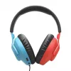 JBL Quantum 100N Headset com fios de arco Gaming Azul, Vermelho