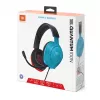 JBL Quantum 100N Headset com fios de arco Gaming Azul, Vermelho
