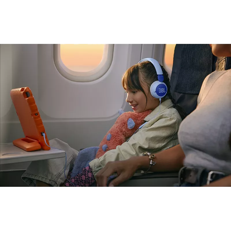 JBL Junior 320 Headset com fios de arco Chamadas/Música Azul