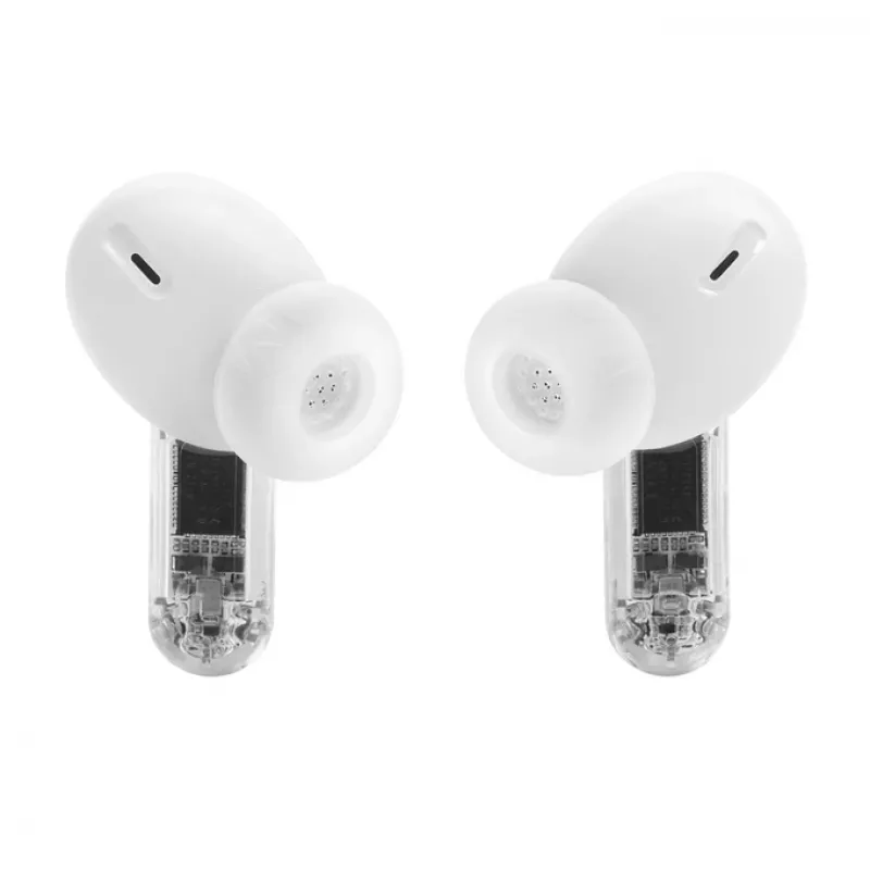 JBL Tune Beam 2 Ghost Edition Headset sem fios In-Ear Música/Dia a dia Bluetooth Branco