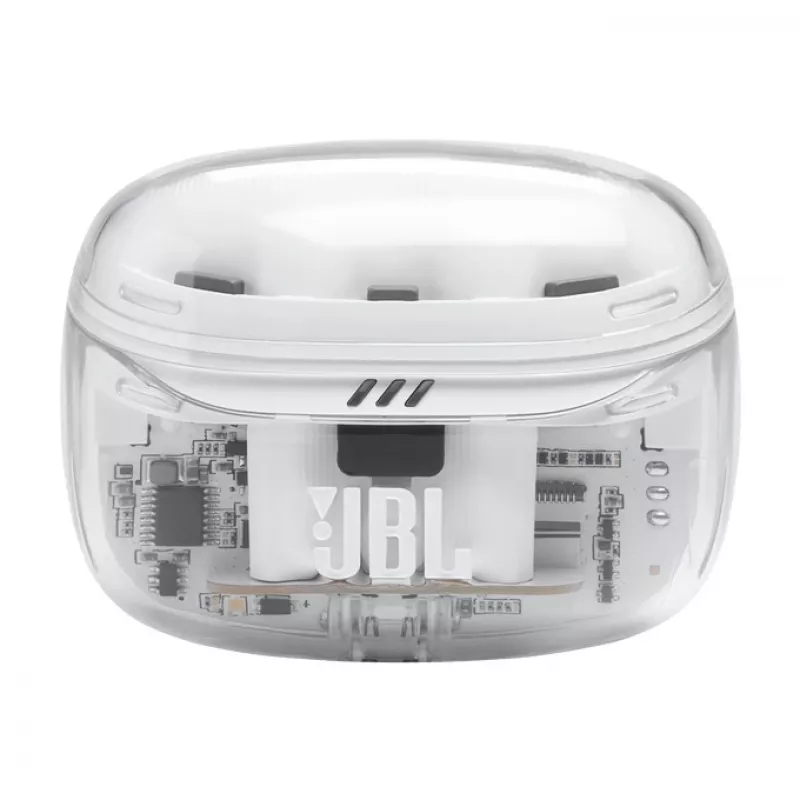 JBL Tune Beam 2 Ghost Edition Headset sem fios In-Ear Música/Dia a dia Bluetooth Branco