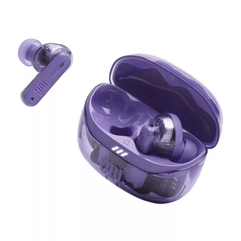 JBL Tune Beam 2 Ghost Edition Headset sem fios In-Ear Música/Dia a dia Bluetooth Lilás