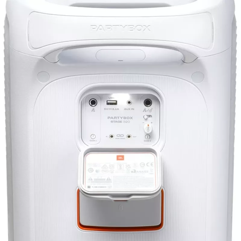 Coluna de festa JBL PartyBox Stage 320 Branco 240 W