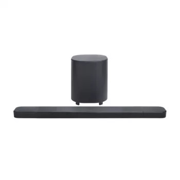 Barra de som JBL Bar 1000MK2 Preta — 7.1.4 canais, 960 W de potência total, Dolby Atmos/DTS:X, sem fios + com fios