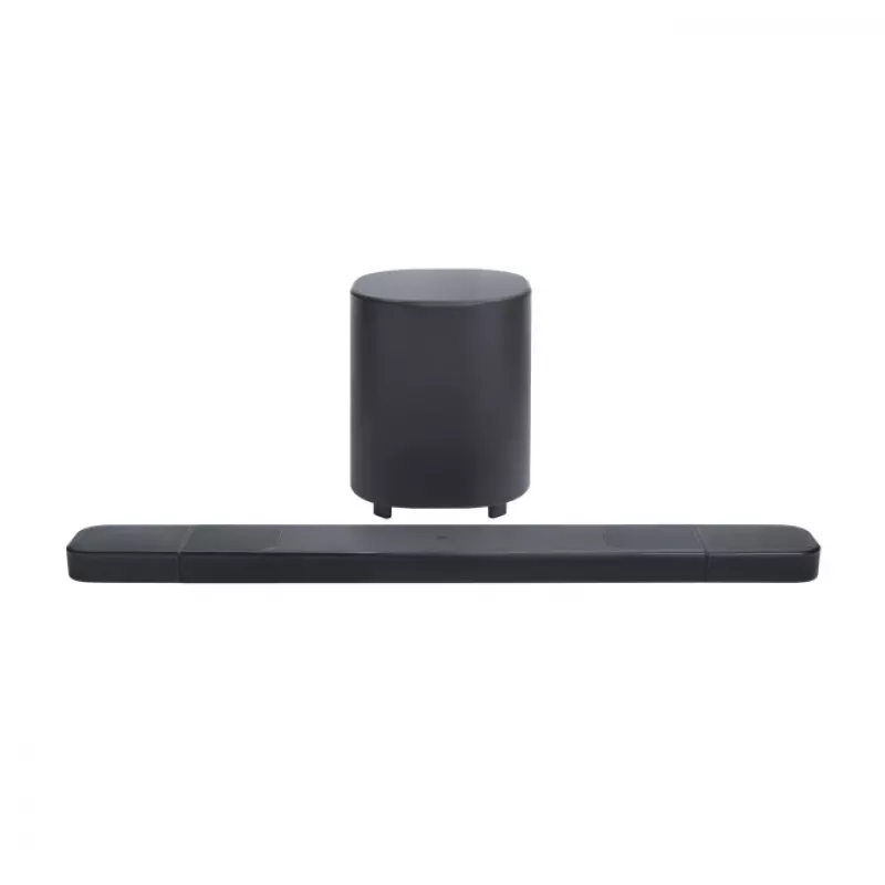 Barra de som JBL Bar 1000MK2 Preta — 7.1.4 canais, 960 W de potência total, Dolby Atmos/DTS:X, sem fios + com fios