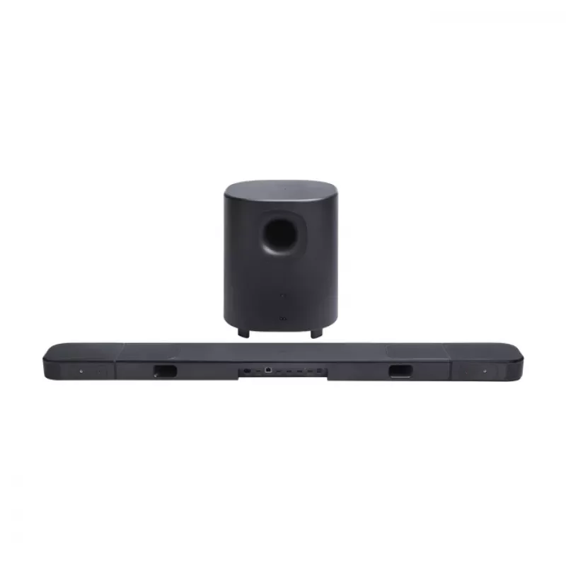 Barra de som JBL Bar 1000MK2 Preta — 7.1.4 canais, 960 W de potência total, Dolby Atmos/DTS:X, sem fios + com fios