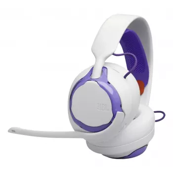JBL Quantum 250 Headset com fios de arco Gaming Lilás, Branco