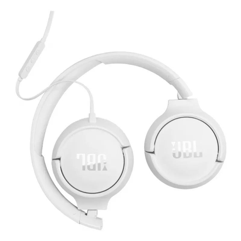 JBL Tune 520C Auscultadores USB-C com fios de arco Chamadas/Música USB Type-C Branco