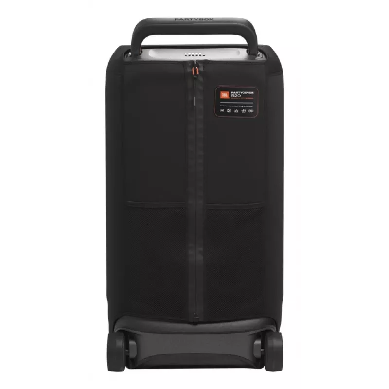 Capa para altifalante JBL Partycover 520 preta – capa de proteção em tecido para JBL PartyBox 520