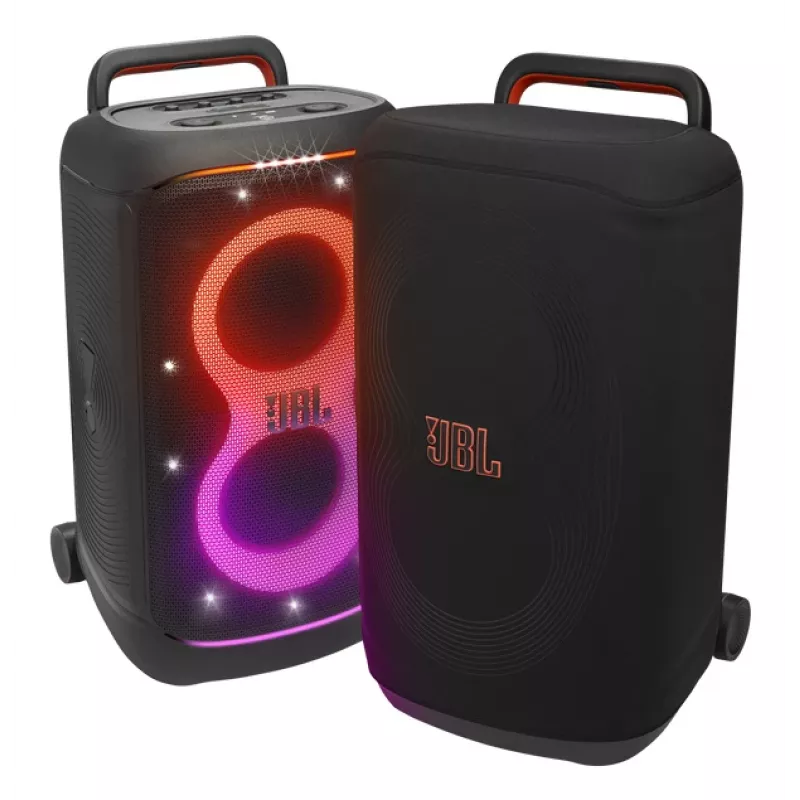 Capa para altifalante JBL Partycover 520 preta – capa de proteção em tecido para JBL PartyBox 520