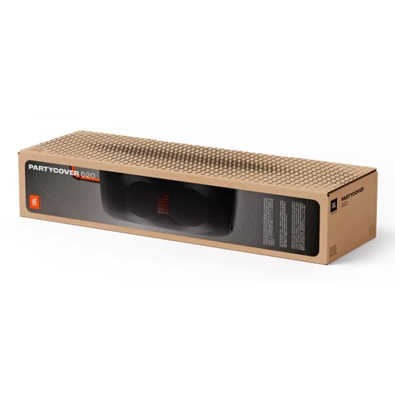 Capa para altifalante JBL Partycover 520 preta – capa de proteção em tecido para JBL PartyBox 520
