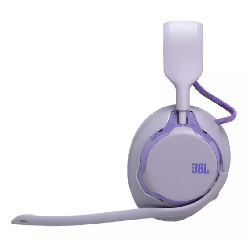 JBL Quantum 650 headset sem fios auscultadores gaming USB Type-C Bluetooth roxo