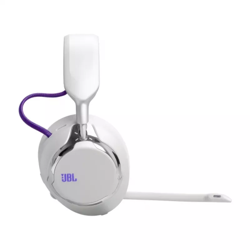 JBL Quantum 950 headset sem fios de arco de cabeça gaming USB Type-C Bluetooth estação de carregamento laranja, prateado, branco