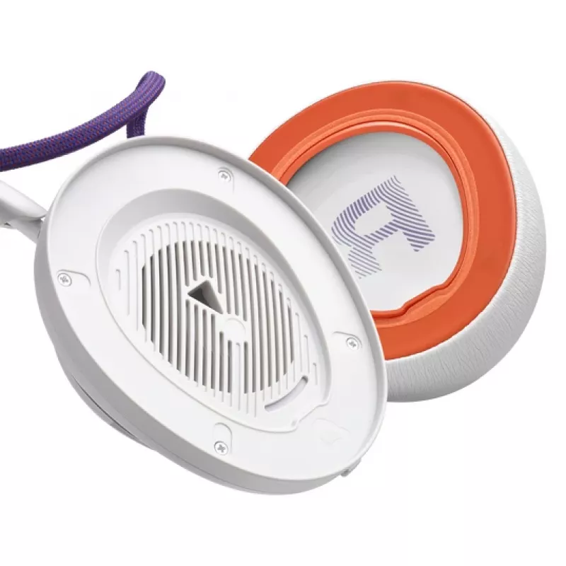 JBL Quantum 950 headset sem fios de arco de cabeça gaming USB Type-C Bluetooth estação de carregamento laranja, prateado, branco