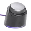 JBL Quantum 950 headset sem fios de arco de cabeça gaming USB Type-C Bluetooth estação de carregamento laranja, prateado, branco