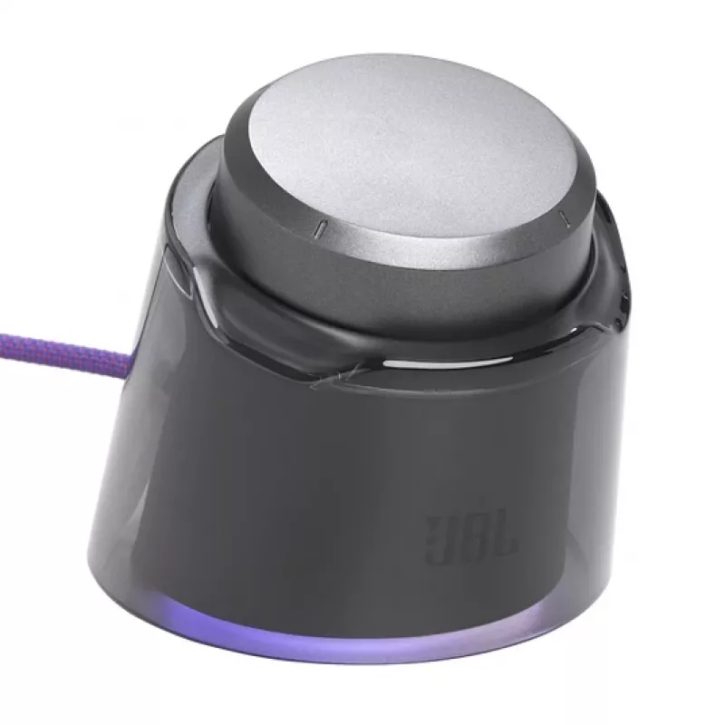JBL Quantum 950 headset sem fios de arco de cabeça gaming USB Type-C Bluetooth estação de carregamento laranja, prateado, branco