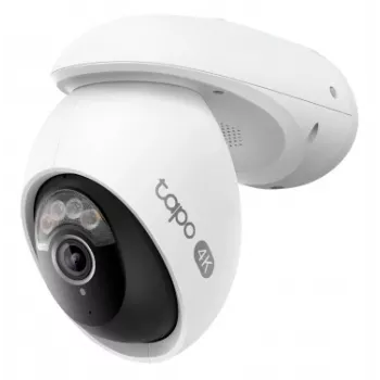 Câmara de vigilância IP TP-Link Tapo C560WS — 8MP 3840×2160, Wi‑Fi 5, Ethernet, IP66, MicroSD até 512 GB, zoom digital 18x