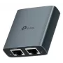 Splitter de rede TP-Link EH210 caixa metálica preta 58 mm de largura