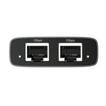 Splitter de rede TP-Link EH210 caixa metálica preta 58 mm de largura