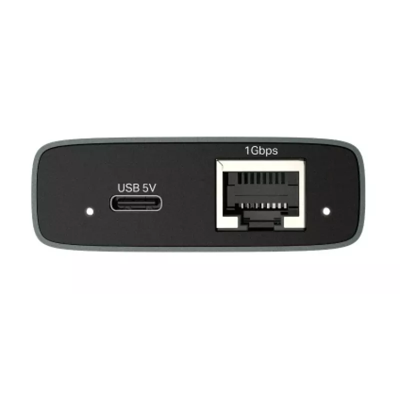 Splitter de rede TP-Link EH210 caixa metálica preta 58 mm de largura