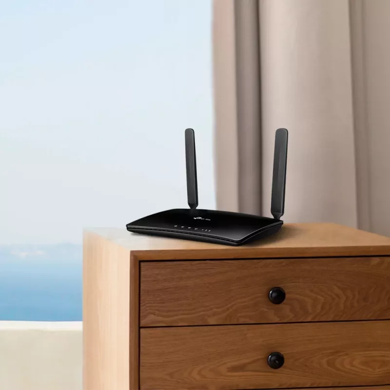 Router Wi-Fi TP-Link TL-MR6400 Fast Ethernet single-band (2,4 GHz) 4G preto