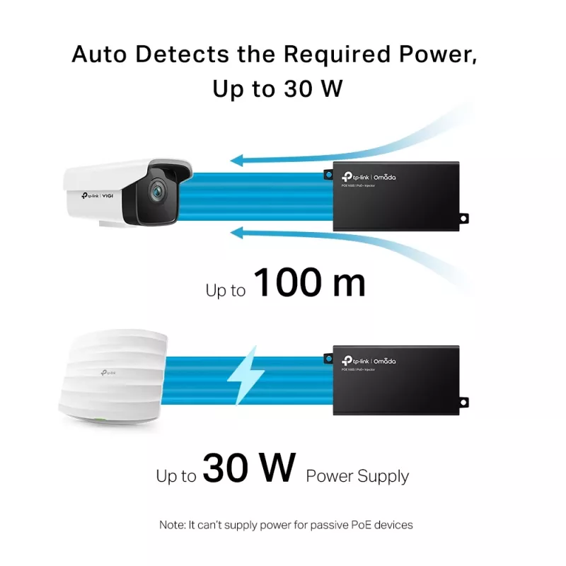 Injetor PoE+ TP-Link TL-PoE160S