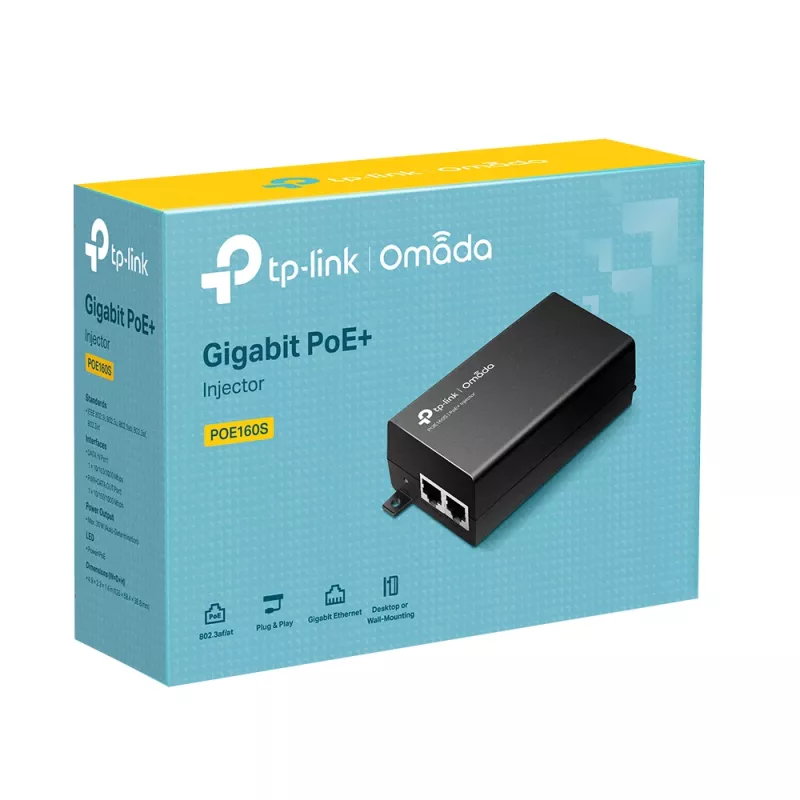 Injetor PoE+ TP-Link TL-PoE160S