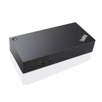 Docking station/replicador de portas para portátil Lenovo 40A90090IT com fios USB 3.2 Gen 1 (3.1 Gen 1) Type-C preto