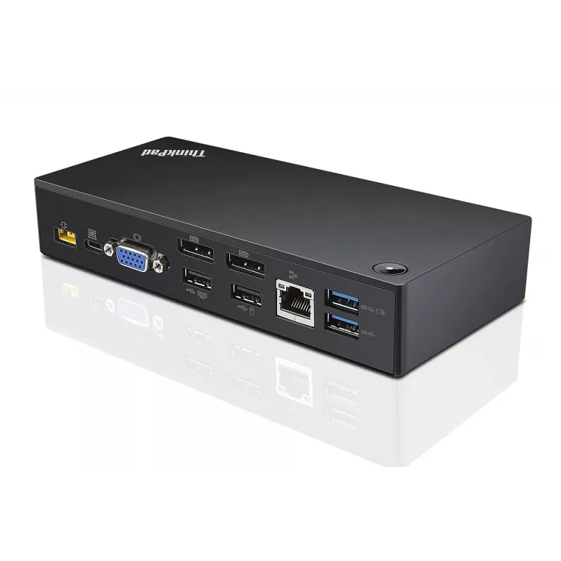 Docking station/replicador de portas para portátil Lenovo 40A90090IT com fios USB 3.2 Gen 1 (3.1 Gen 1) Type-C preto