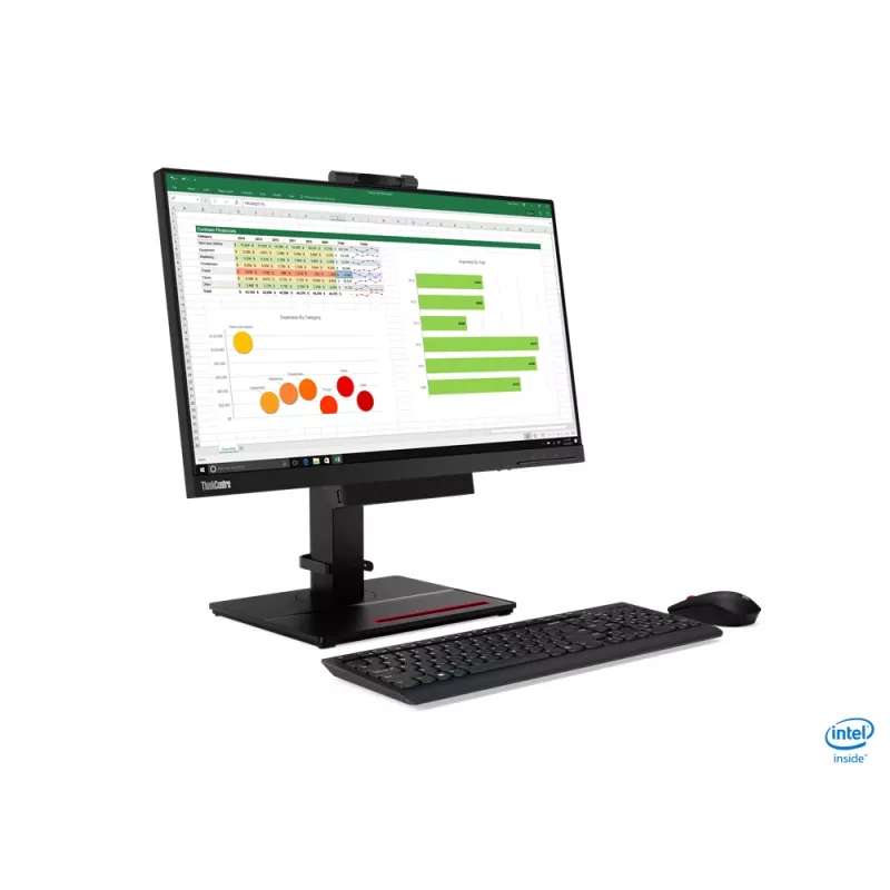 Monitor de computador Lenovo ThinkCentre Tiny-In-One 60,5 cm (23,8 polegadas) 1920 x 1080 píxeis Full HD LED preto
