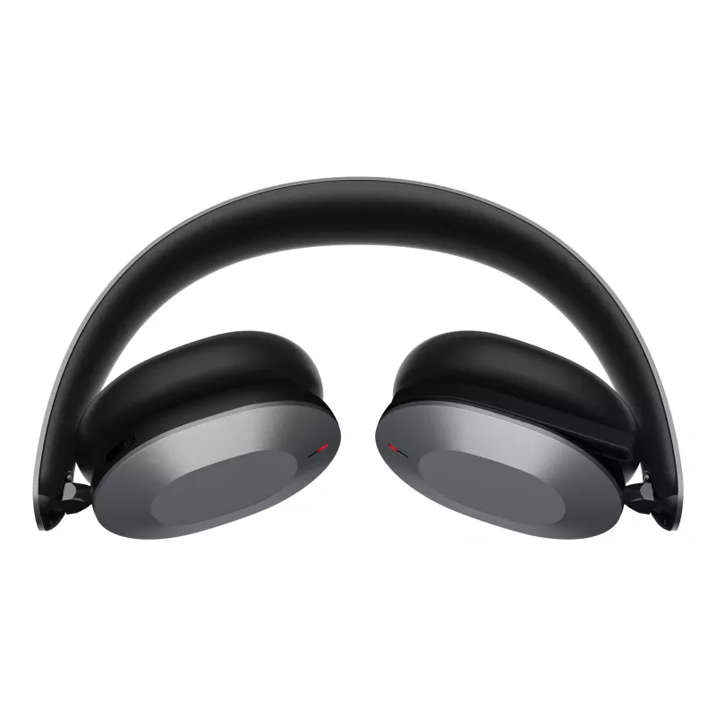 Auscultadores/headset Lenovo 4XD1T60925 sem fios de arco de cabeça escritório/call center USB Type-C Bluetooth cinzento